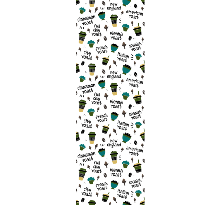 Store enrouleur cuisine motif café rôti - TenStickers