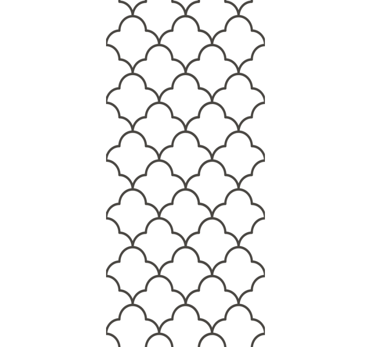 Store enrouleur cuisine design géométrique marocain - TenStickers