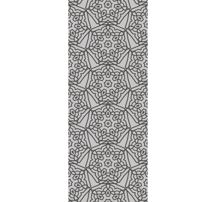 Store enrouleur cuisine style carreaux arabes abstraits - TenStickers
