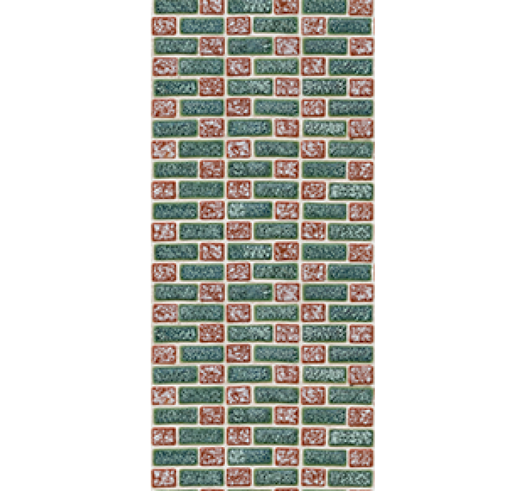Store enrouleur cuisine carreaux en briques simples - TenStickers