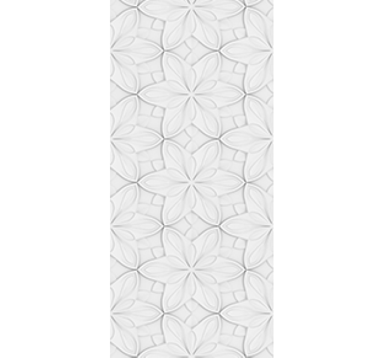 Store enrouleur cuisine carreaux hexagonaux fleuris - TenStickers