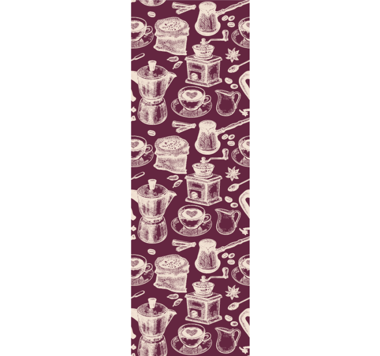 Store enrouleur cuisine motif café - TenStickers