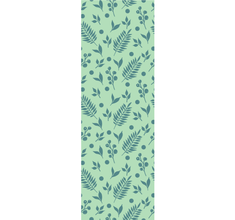Store enrouleur cuisine feuillage vert sur vert - TenStickers