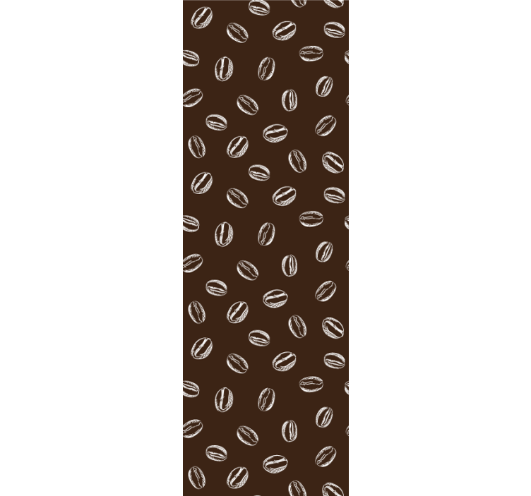 Store enrouleur cuisine motif de grains de café - TenStickers