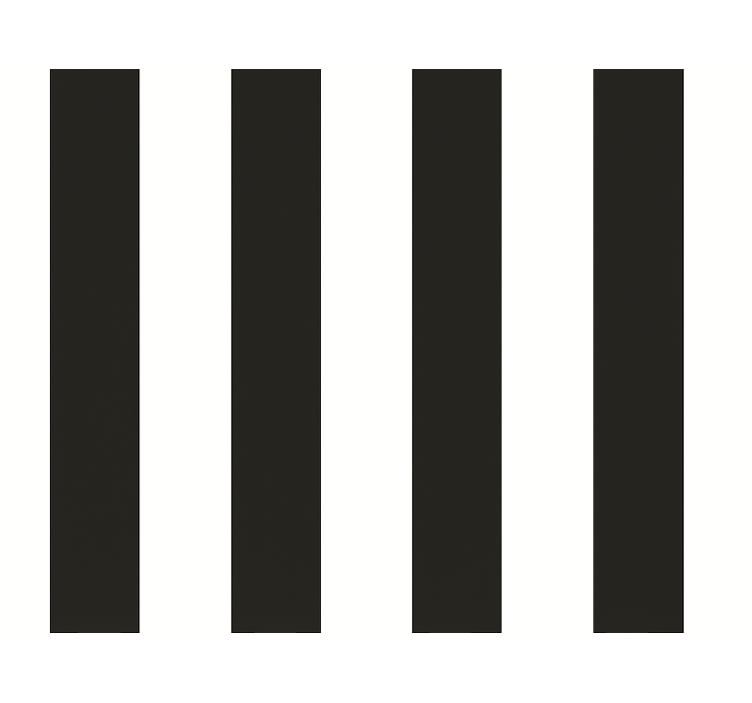 Store enrouleur cuisine rayures blanches et noires - TenStickers