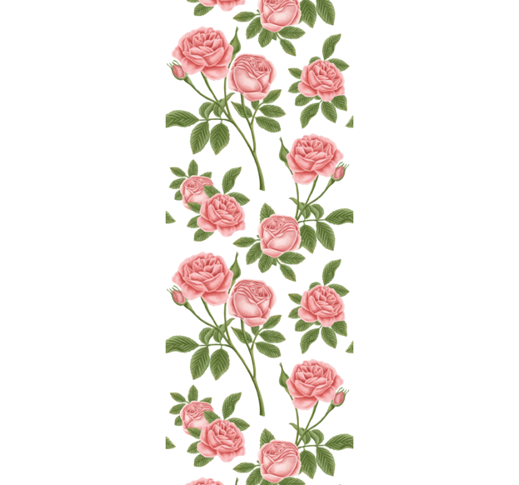Store enrouleur cuisine imprimé de roses - TenStickers