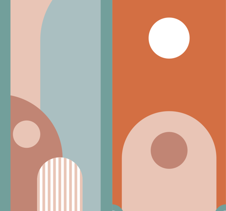 Store enrouleur salle à manger décor joyeux - TenStickers