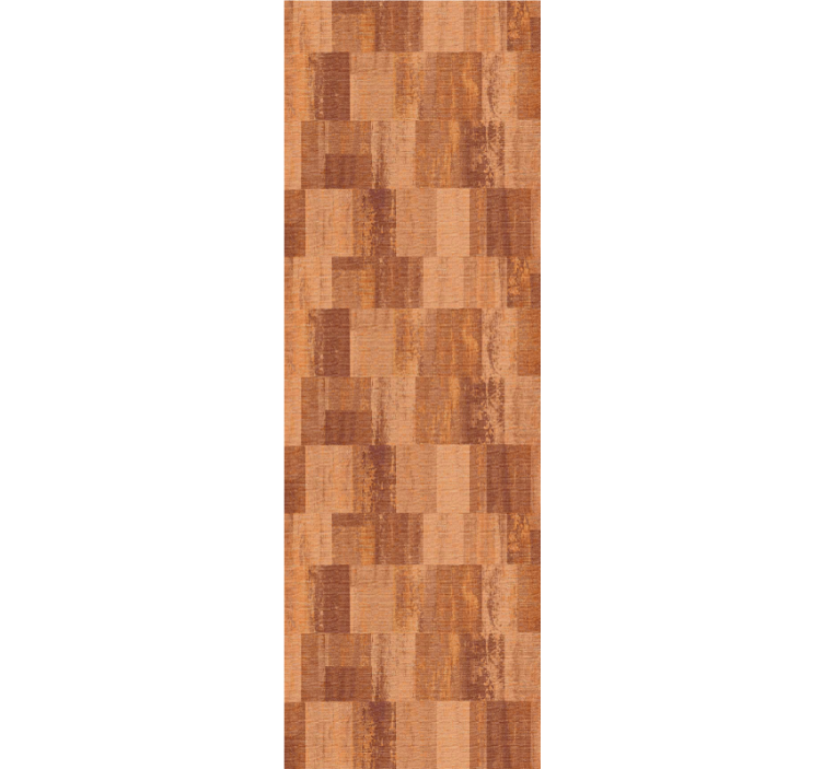 Store enrouleur salle à manger motif carreaux terracotta - TenStickers