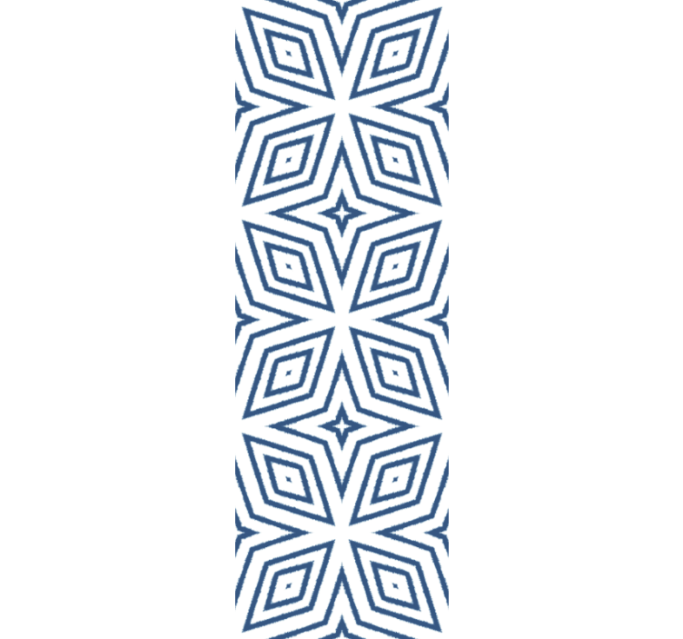 Store enrouleur salle à manger diamants jute artisanaux - TenStickers