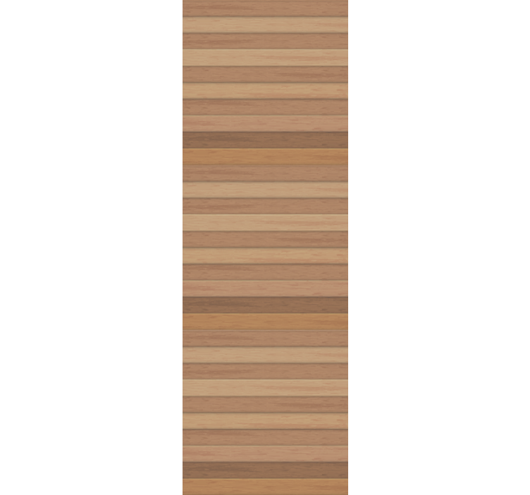 Store enrouleur salle à manger bois rustique élégant - TenStickers