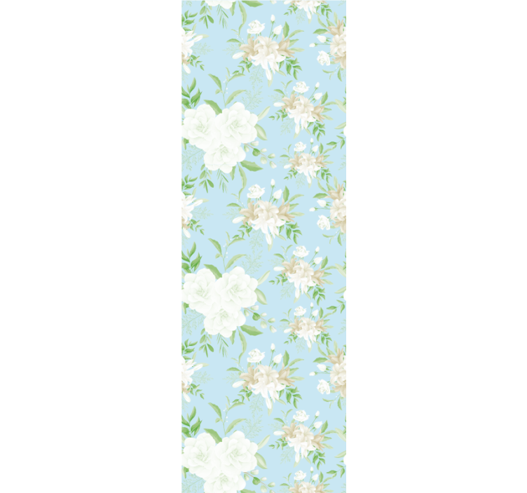 Store enrouleur salle à manger style floral sauvage - TenStickers