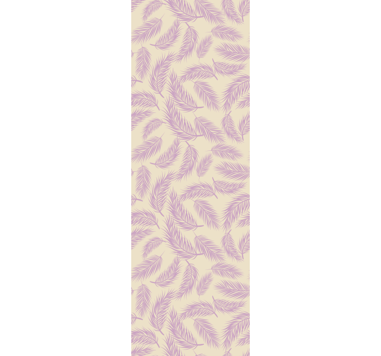 Store enrouleur salle à manger rose et beige tropical - TenStickers