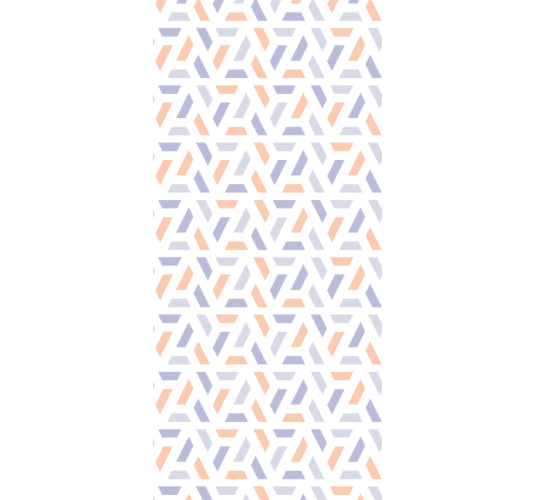 Store enrouleur salle à manger lignes géométriques nordiques - TenStickers