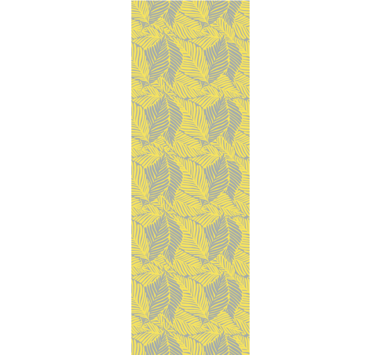 Store enrouleur salle à manger feuilles tropicales - TenStickers