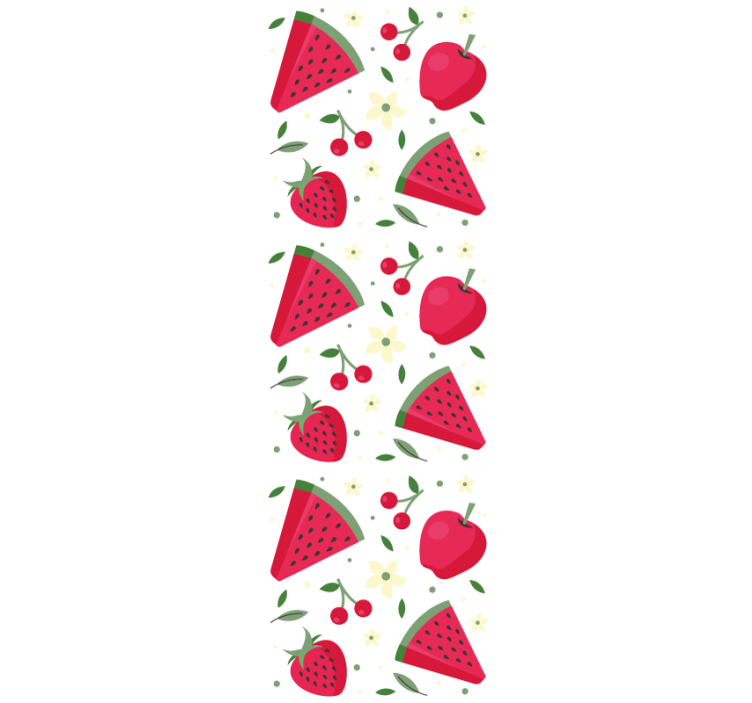Store enrouleur salle à manger motif fruits variés - TenStickers