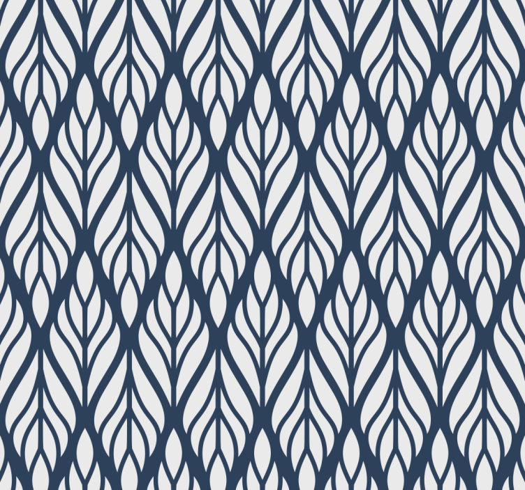Store enrouleur salle à manger ornement bleu gris glamour - TenStickers