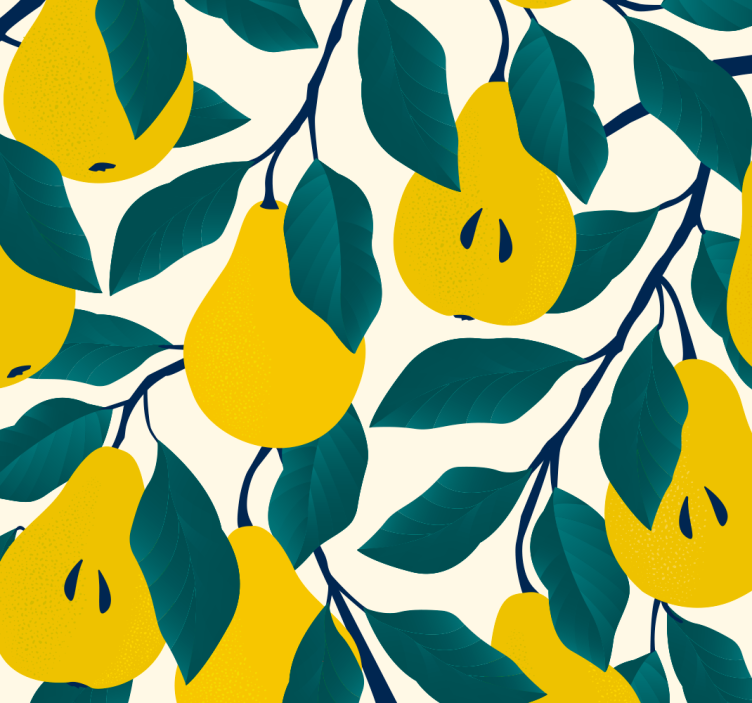 Store enrouleur salle à manger arbres verts - TenStickers