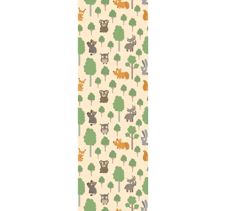 Store enrouleur pour chambre enfant motifs animaux forêt - TenStickers