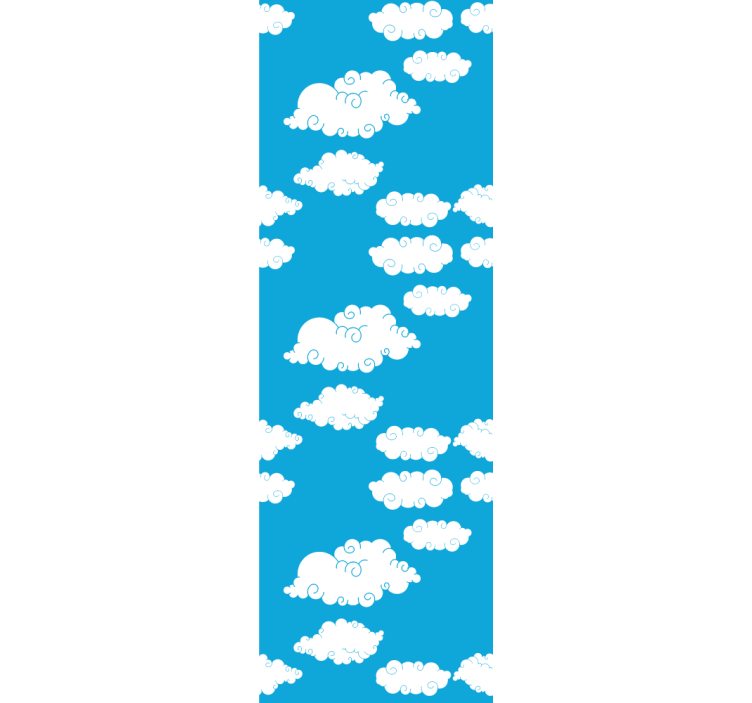 Store enrouleur pour chambre enfant nuages dans le ciel - TenStickers