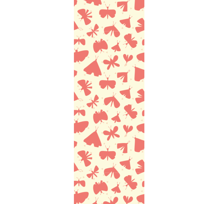 Store enrouleur pour chambre enfant motif papillon rose - TenStickers