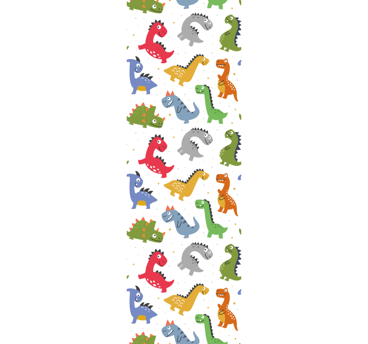 Store enrouleur pour chambre enfant dinosaures adorables - TenStickers