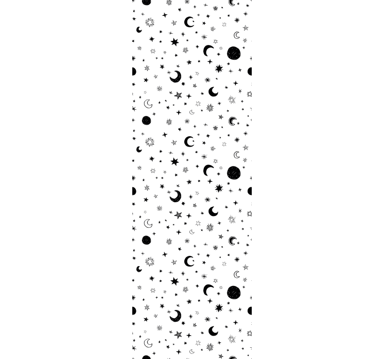 Store enrouleur pour chambre enfant espace avec étoiles - TenStickers