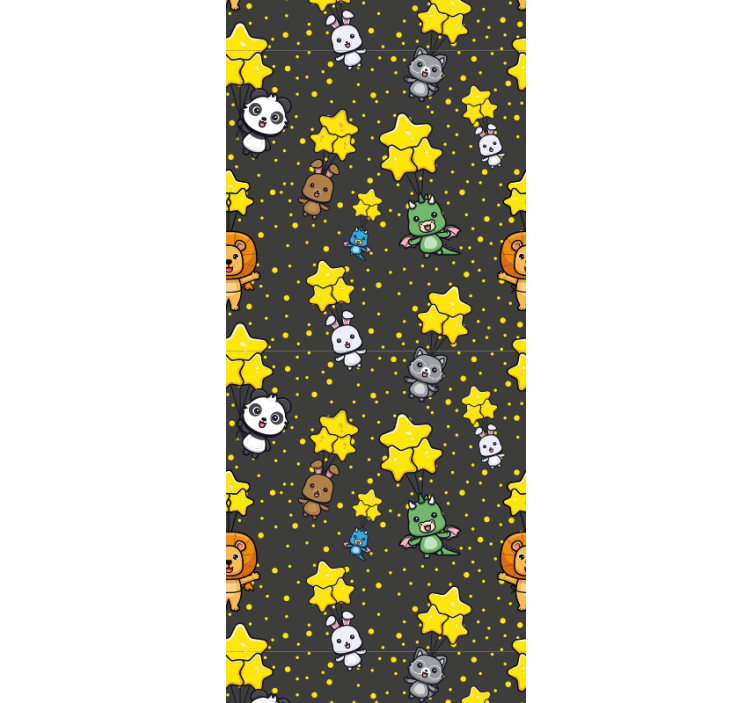 Store enrouleur pour chambre enfant animaux mignons volants - TenStickers