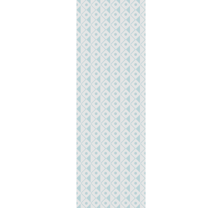 Store enrouleur pour chambre enfant losanges bleus et blancs - TenStickers