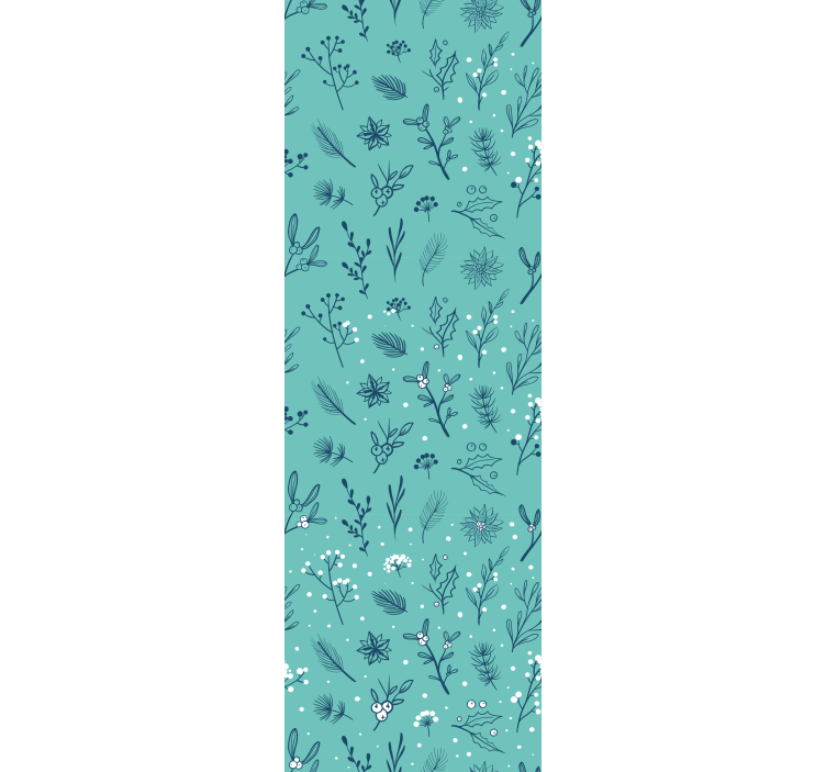 Store enrouleur pour chambre enfant motifs noël bleu clair - TenStickers