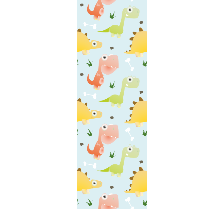 Store enrouleur pour chambre enfant motif petits dinosaures - TenStickers