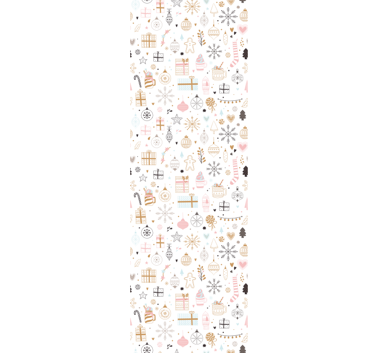 Store enrouleur pour chambre enfant motif noël hiver - TenStickers