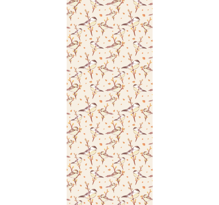 Store enrouleur pour chambre enfant oiseaux aquarelle - TenStickers