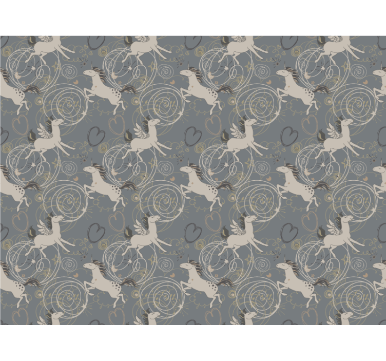 Store enrouleur pour chambre enfant licornes sautantes - TenStickers