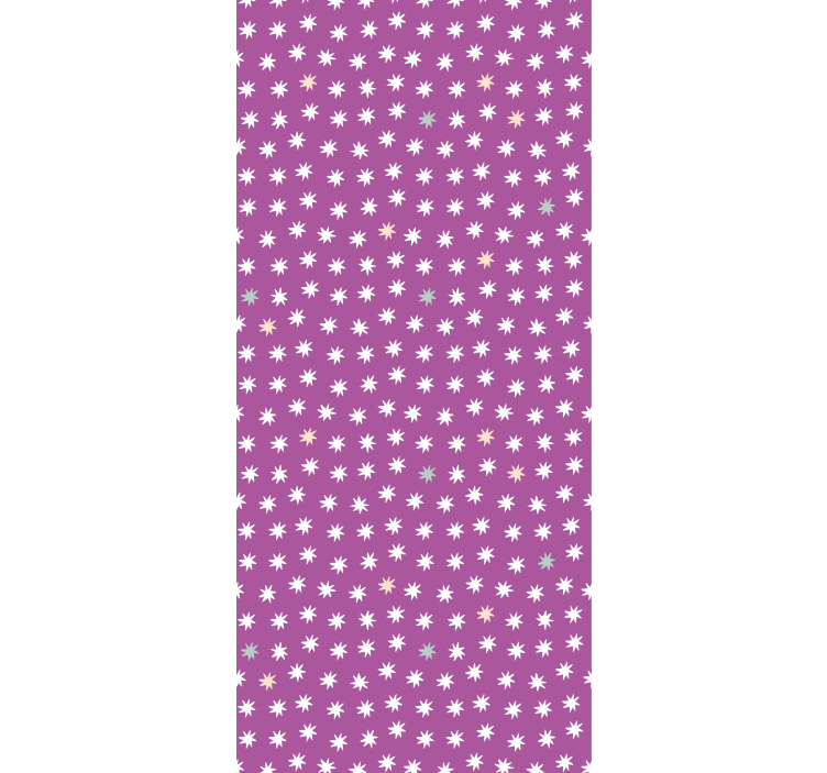 Store enrouleur pour chambre enfant étoiles blanches - TenStickers