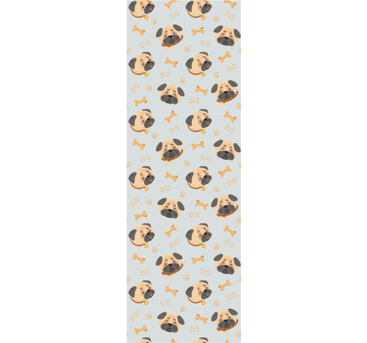 Store enrouleur pour chambre enfant motifs bulldog - TenStickers