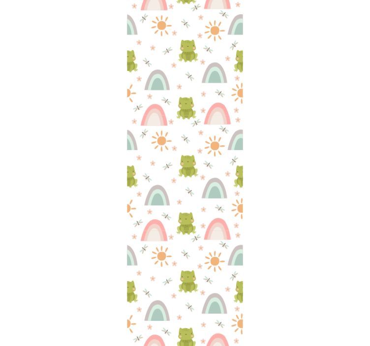 Store enrouleur pour chambre enfant grenouille tropicale - TenStickers