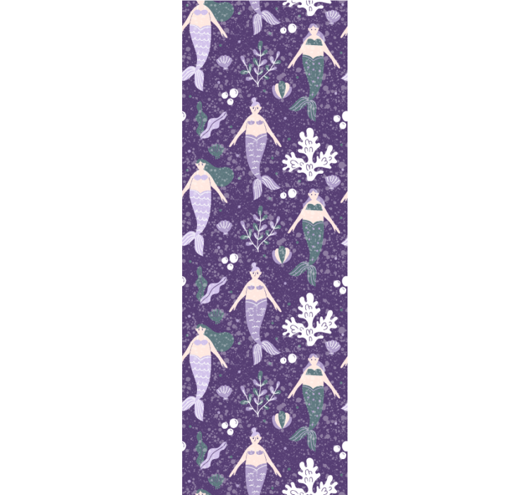 Store enrouleur pour chambre enfant éclabousse de sirène - TenStickers