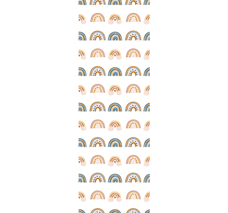 Store enrouleur pour chambre enfant arc-en-ciel d'automne - TenStickers