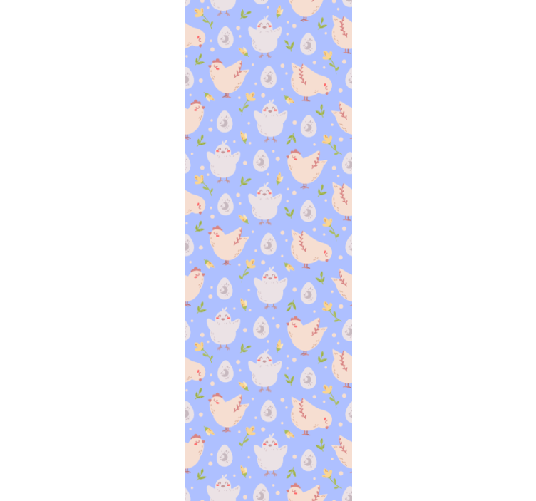 Store enrouleur pour chambre enfant personnages poules - TenStickers