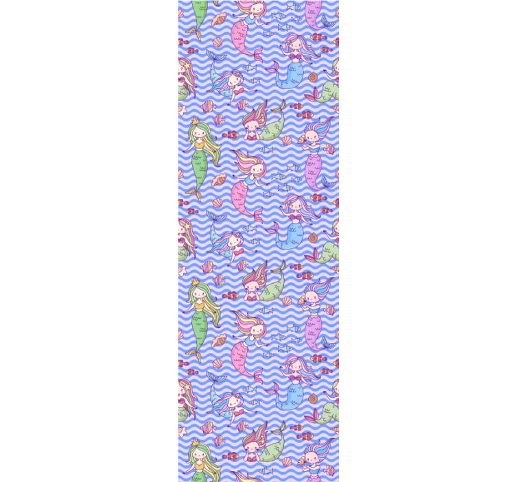 Store enrouleur pour chambre enfant sirènes - TenStickers