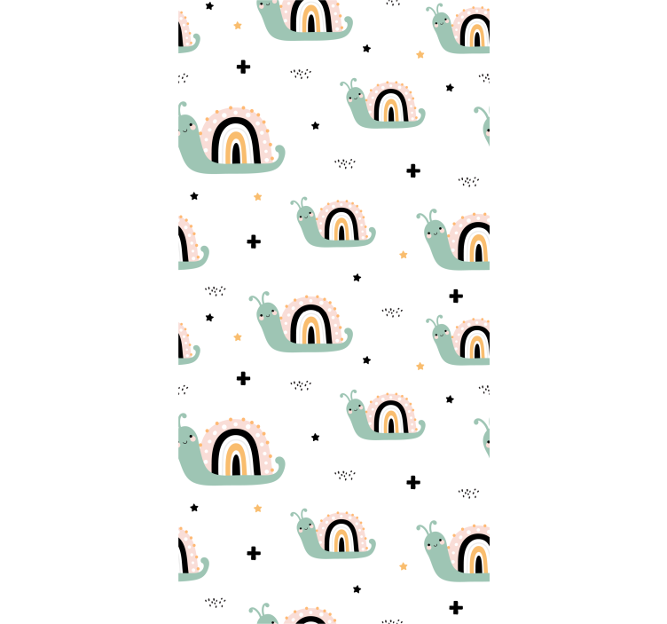 Store enrouleur pour chambre enfant coquillages arc-en-ciel - TenStickers