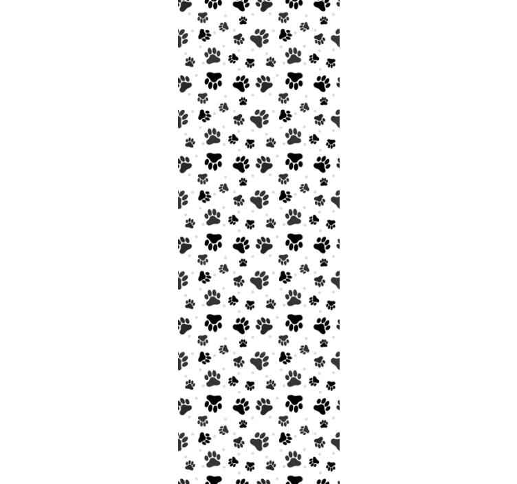 Store enrouleur pour chambre enfant motif pattes d'animaux - TenStickers