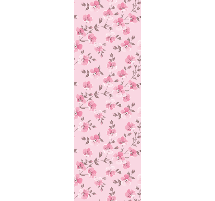 Store enrouleur pour chambre enfant fleurs roses mignonnes - TenStickers