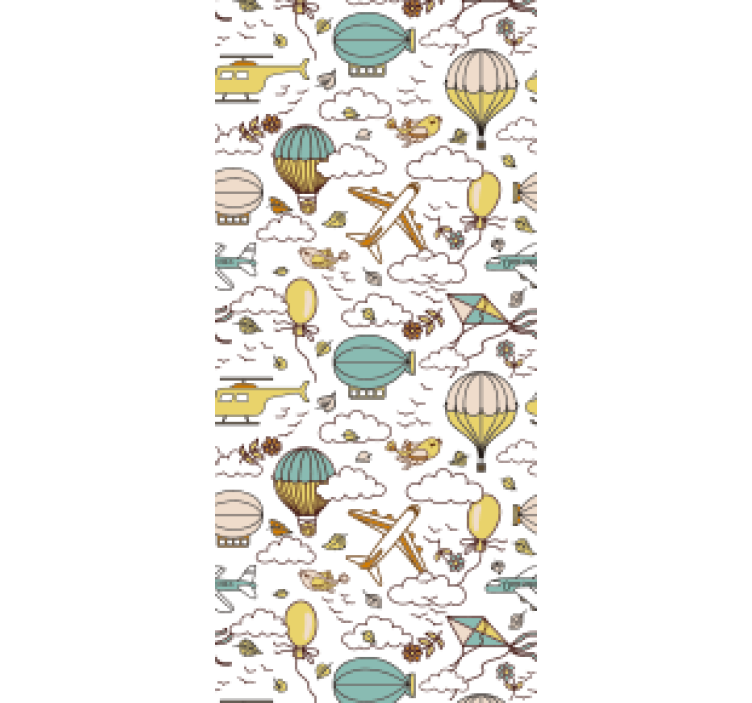 Store enrouleur pour chambre enfant véhicules variés - TenStickers