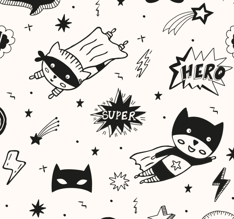 Store enrouleur pour chambre enfant motifs super-héros - TenStickers