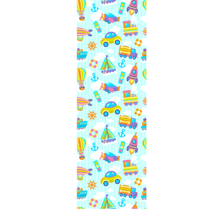 Store enrouleur pour chambre enfant design voitures mignon - TenStickers