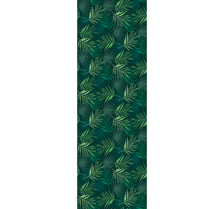 Store enrouleur bureaux motif tropical mélangé - TenStickers