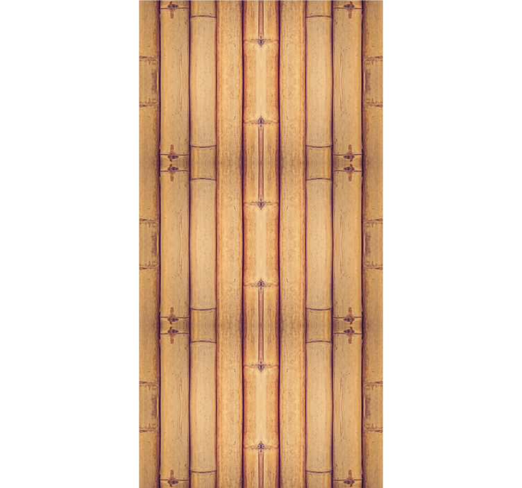 Store enrouleur bureaux effet texture bois bambou - TenStickers