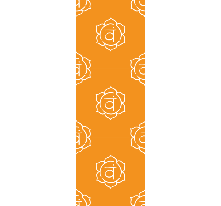 Store enrouleur bureaux symbole du chakra sacré - TenStickers
