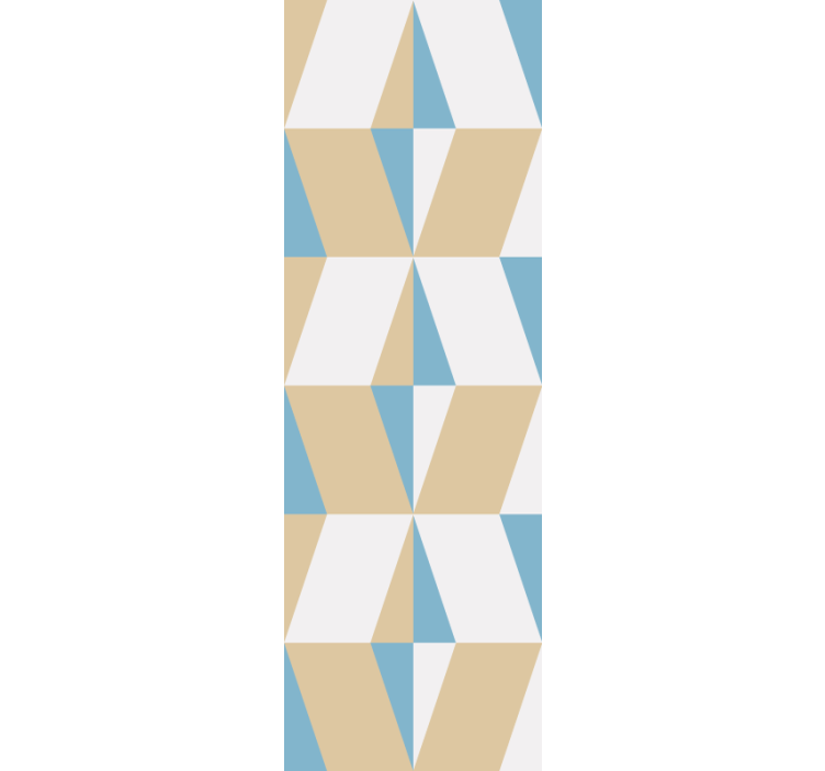 Store enrouleur bureaux formes géométriques minimalistes - TenStickers
